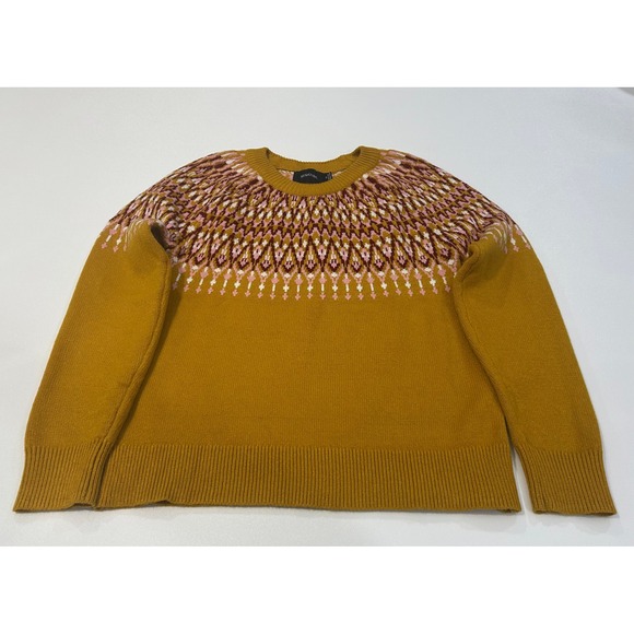 Minkpink Fair Isle Sweater Crew Neck Colorful Size XS - Picture 4 of 9